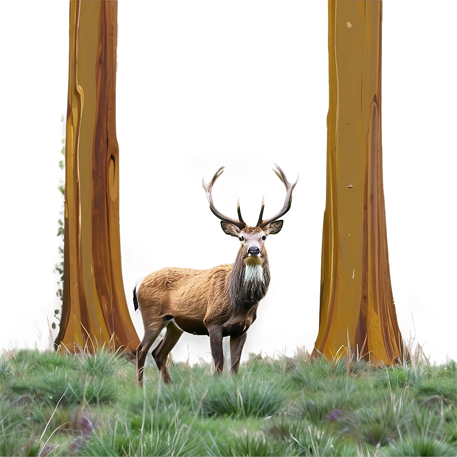 Stag In The Woods Png 55 PNG image