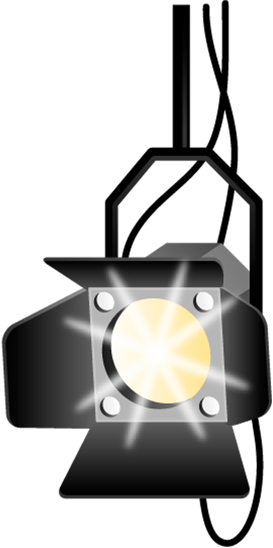 Stage Lighting Equipment Vector PNG image