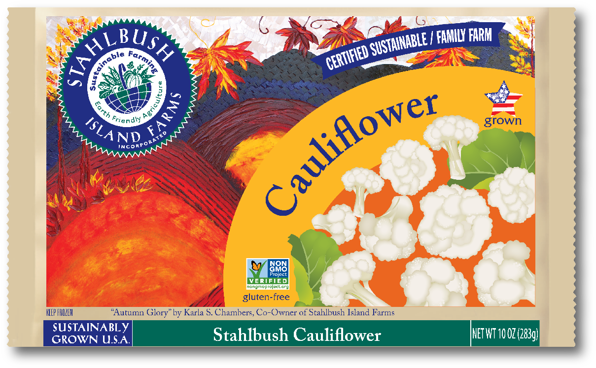 Stahlbush Island Farms Cauliflower Package PNG image