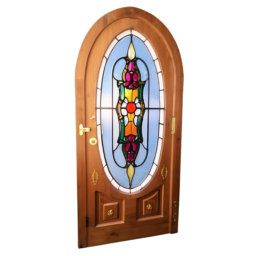 Stained Glass Door Design Png 06262024 PNG image