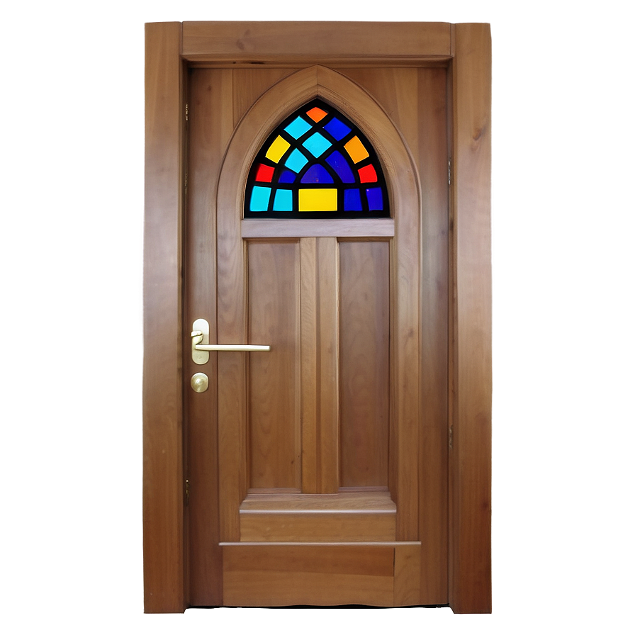 Stained Glass Door Png Imq42 PNG image