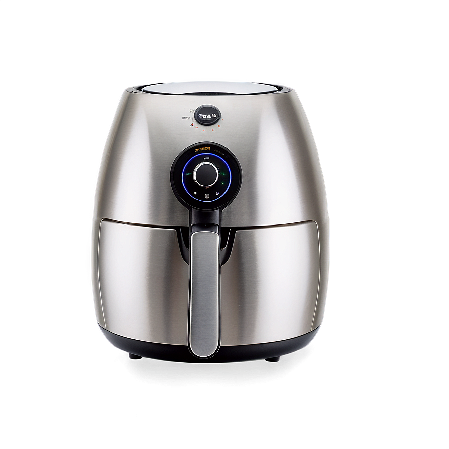 Stainless Steel Air Fryer Png 06272024 PNG image