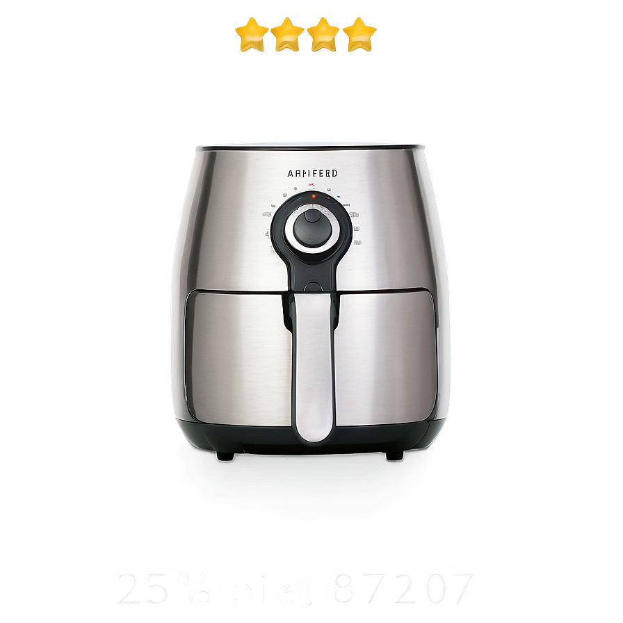 Stainless Steel Air Fryer Png Efh88 PNG image