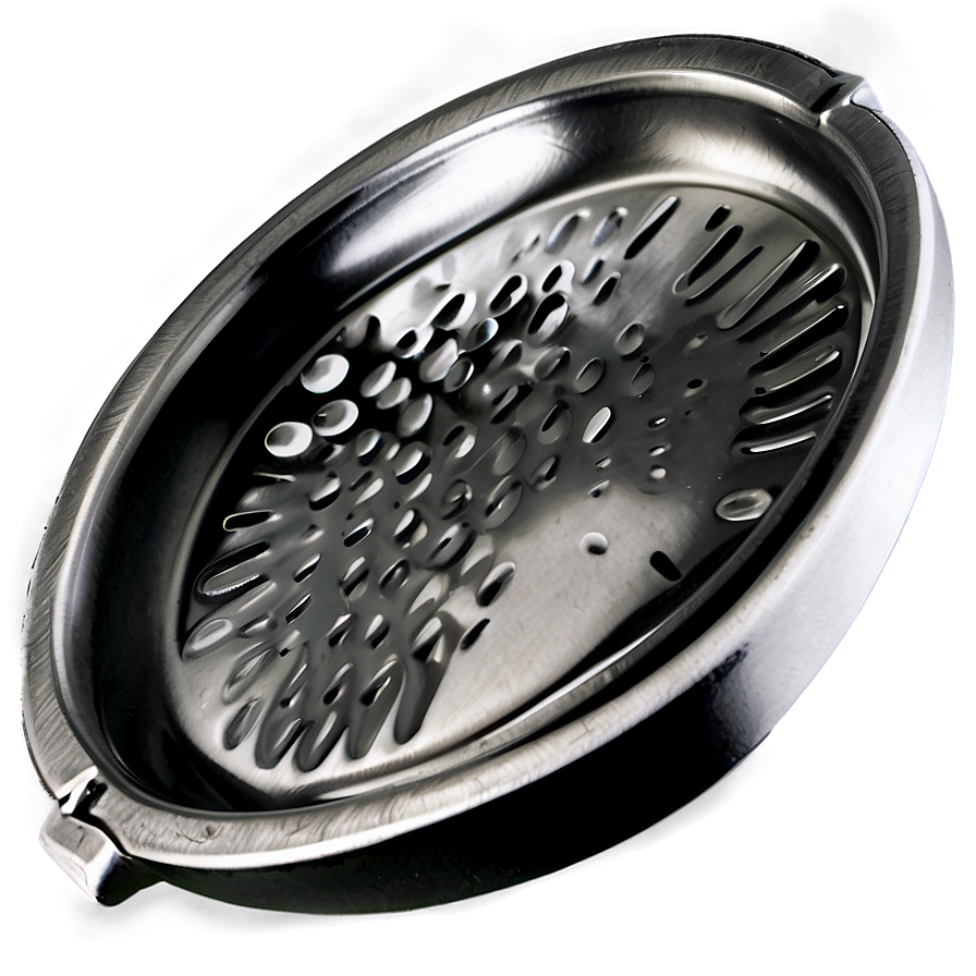 Stainless Steel Ashtray Png 06262024 PNG image