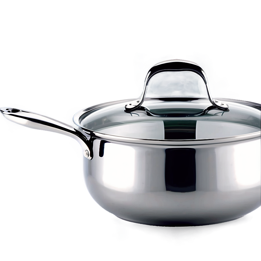 Stainless Steel Cooking Pot Png Ikt80 PNG image