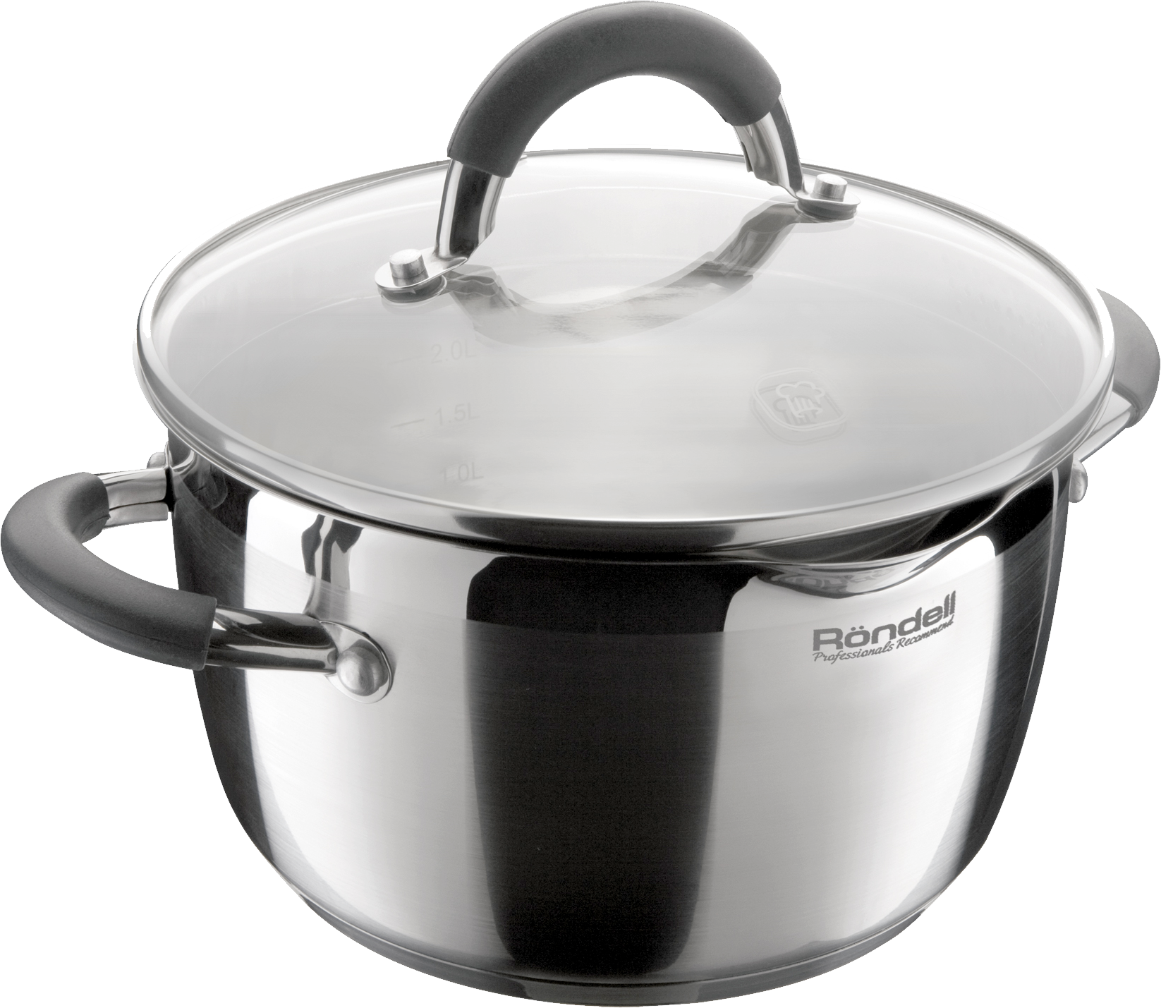 Stainless Steel Cooking Potwith Lid PNG image