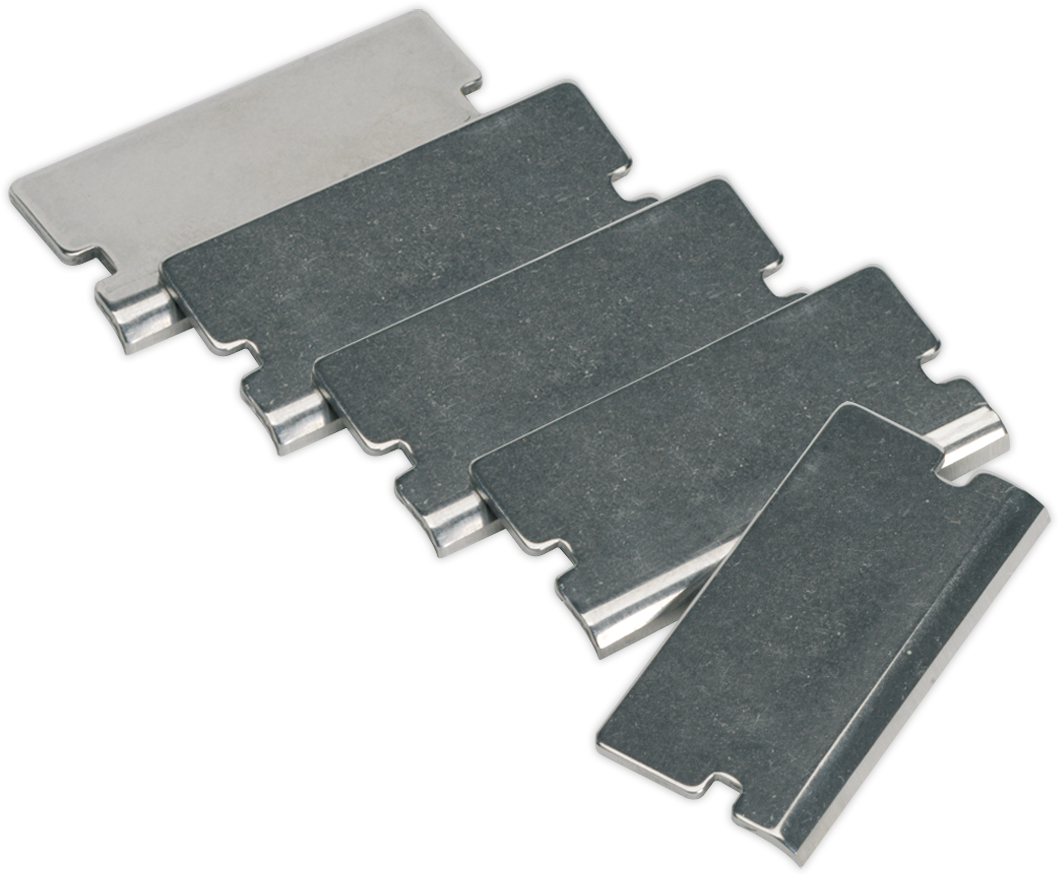 Stainless Steel Double Edge Razor Blades PNG image