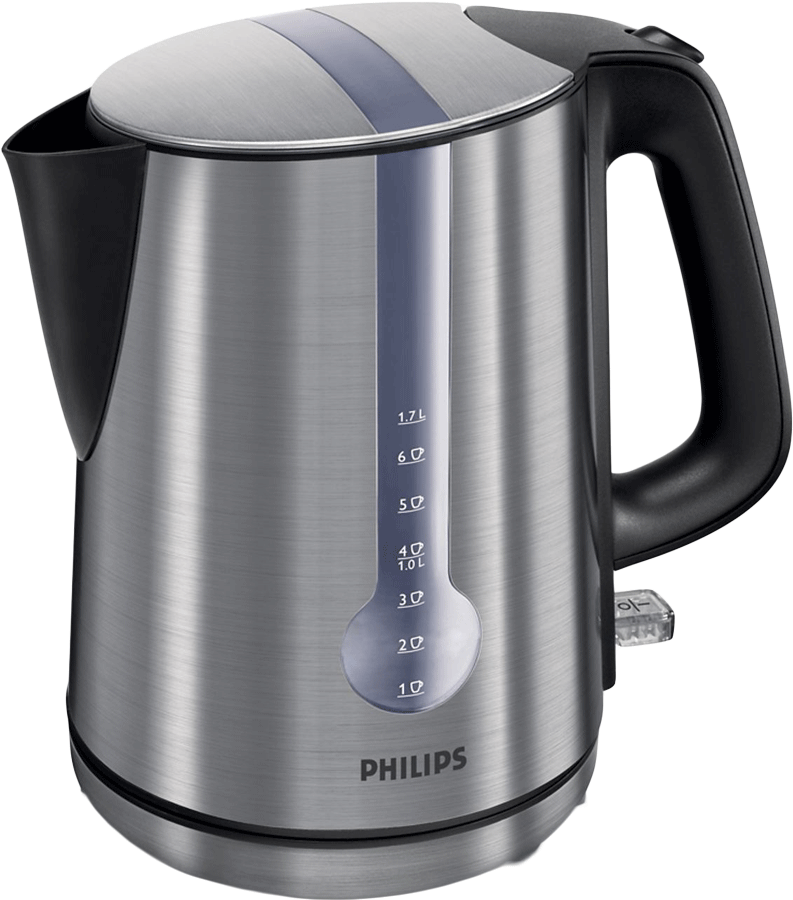 Stainless Steel Electric Kettle Philips PNG image