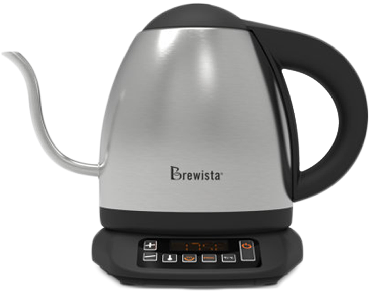 Stainless Steel Gooseneck Kettle Brewista PNG image