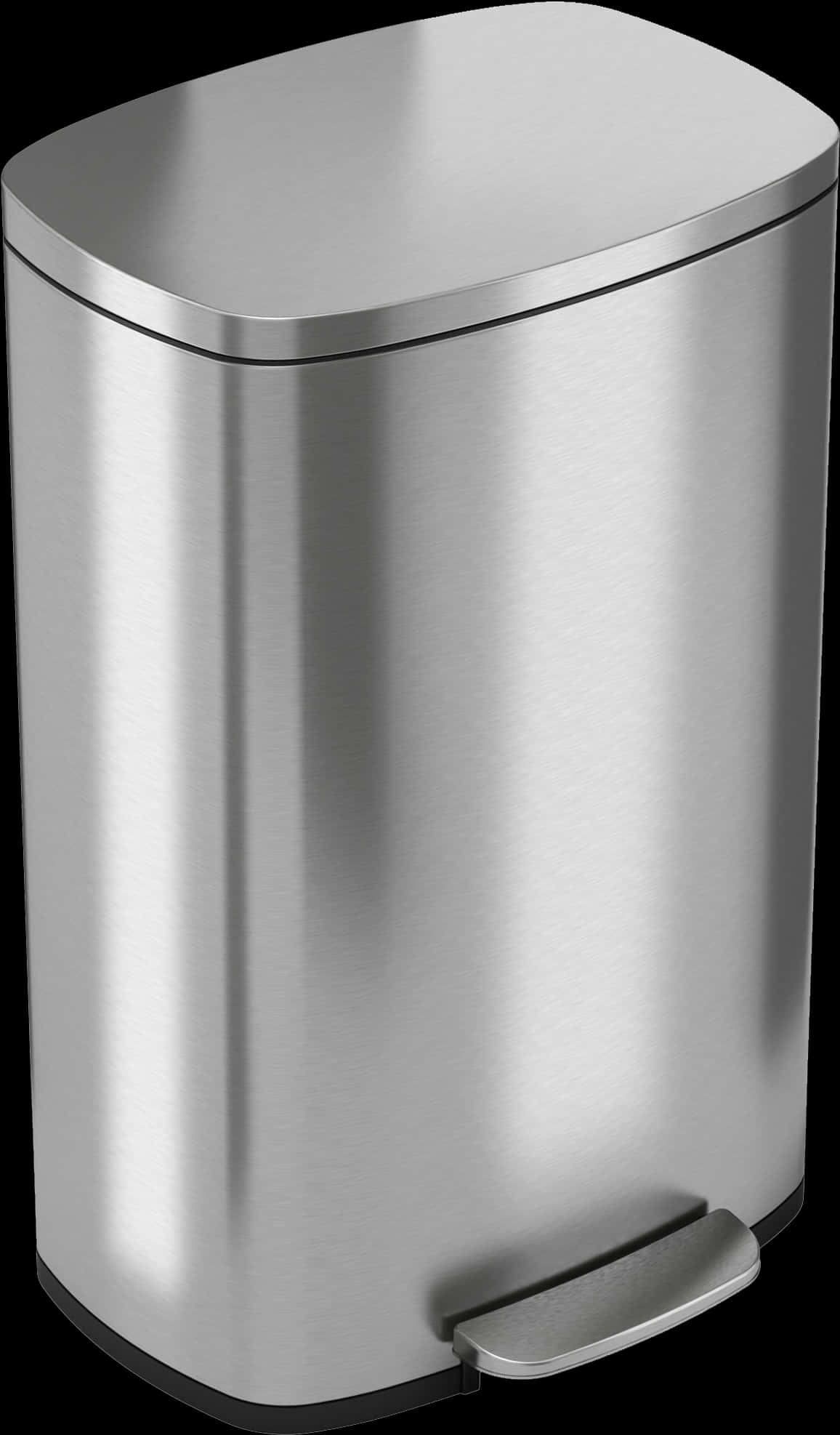 Stainless Steel Pedal Bin PNG image