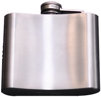 Stainless Steel Pocket Flask PNG image