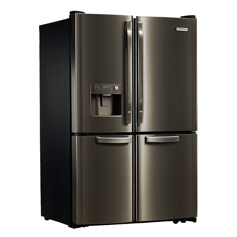 Stainless Steel Refrigerator Png Ekm68 PNG image