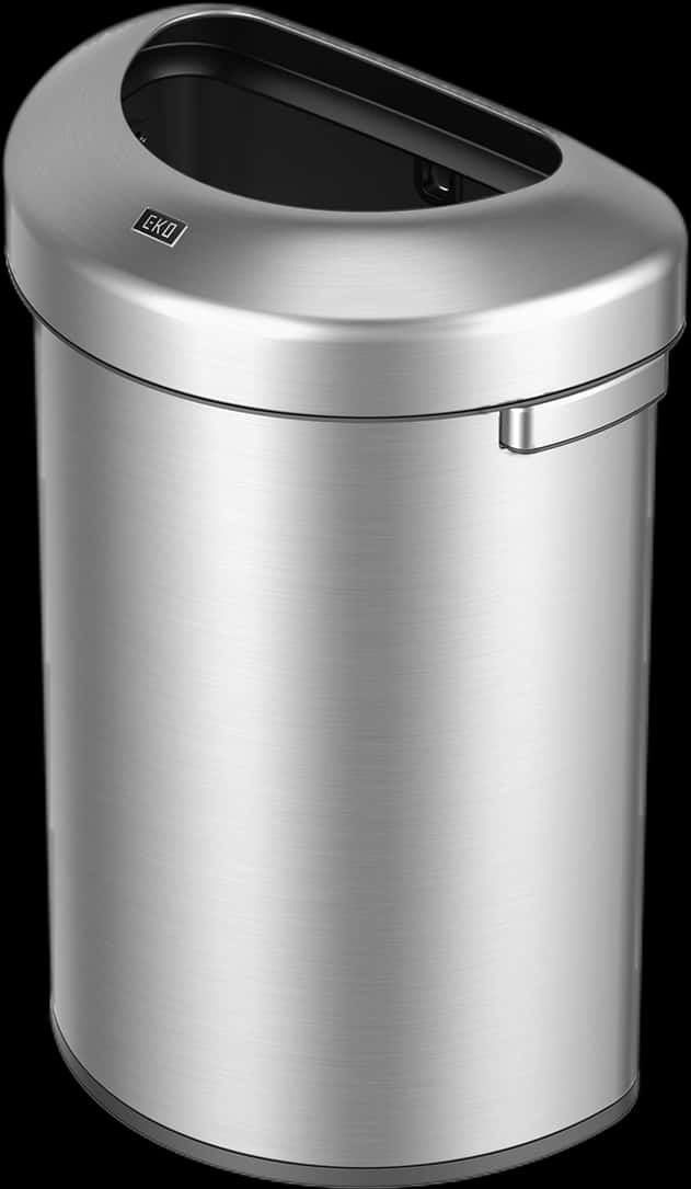 Stainless Steel Sensor Trash Can PNG image