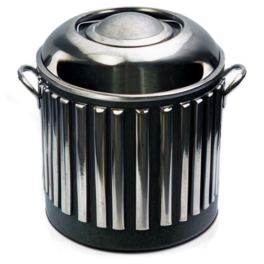 Stainless Steel Trash Can Png 48 PNG image