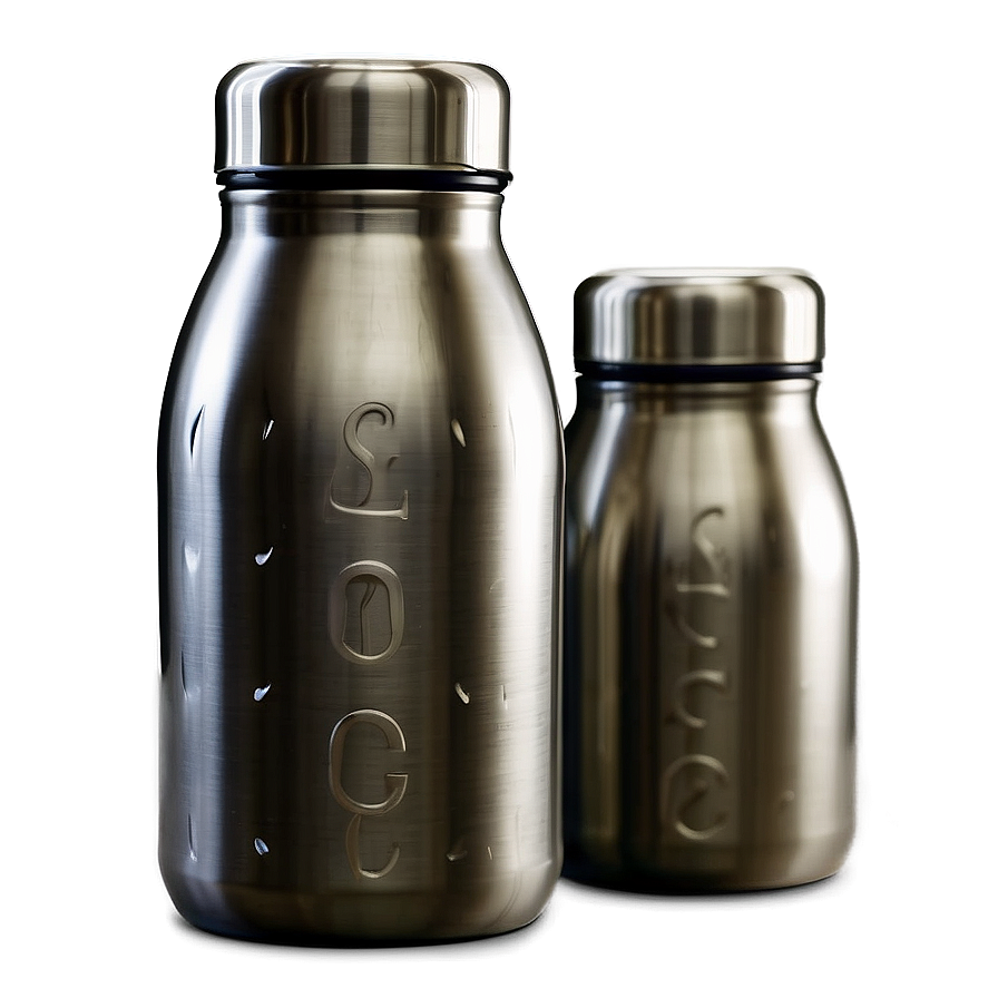 Stainless Steel Water Bottle Png Bto PNG image