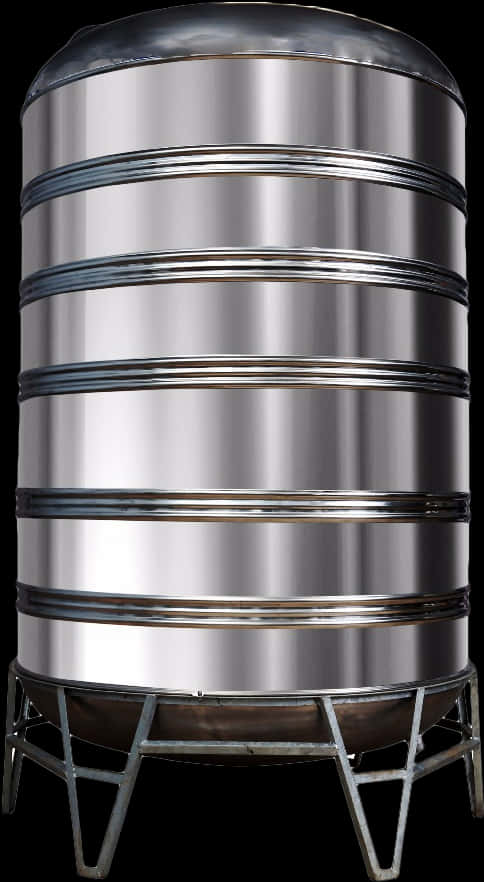 Stainless Steel Water Tank Standing PNG image