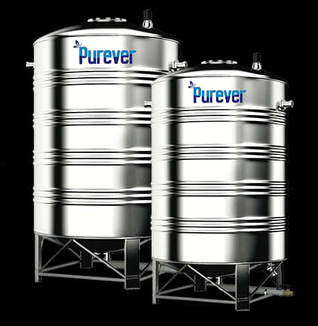 Stainless Steel Water Tanks Purever PNG image