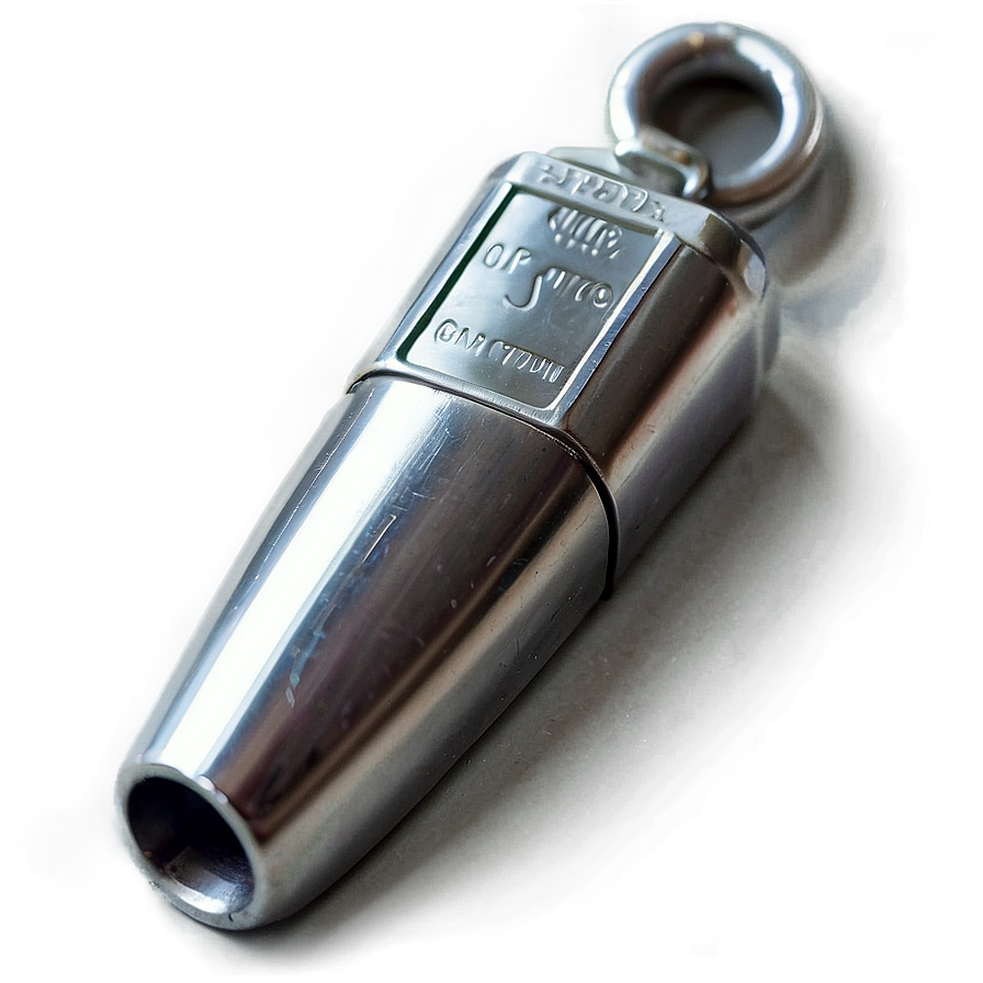 Stainless Steel Whistle Png 5 PNG image