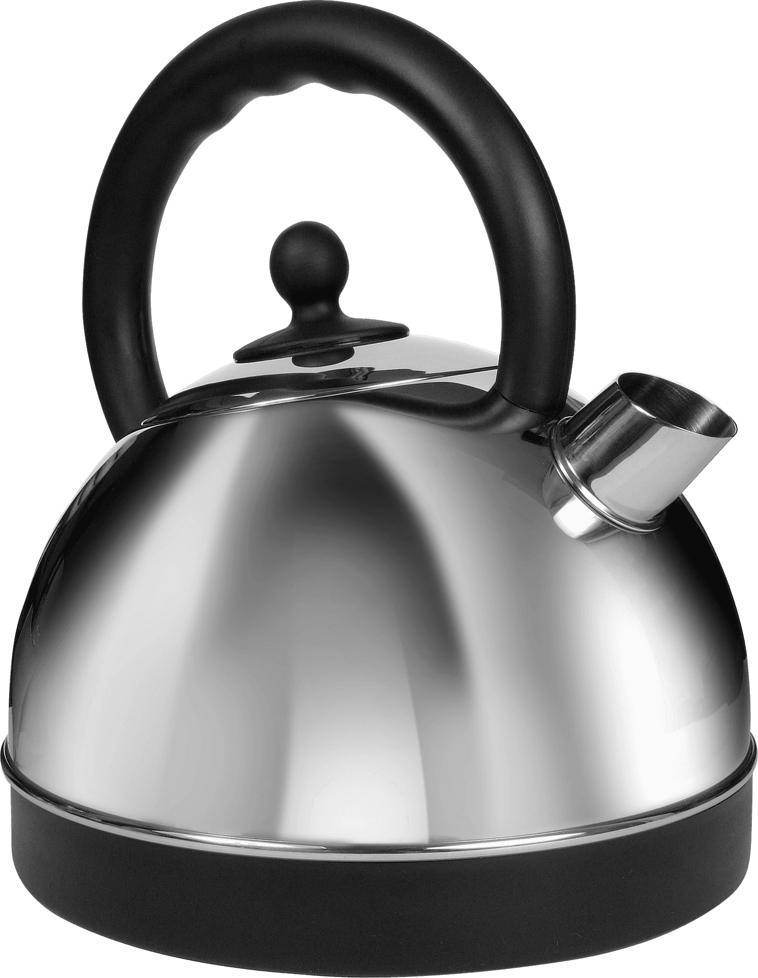 Stainless Steel Whistling Kettle PNG image