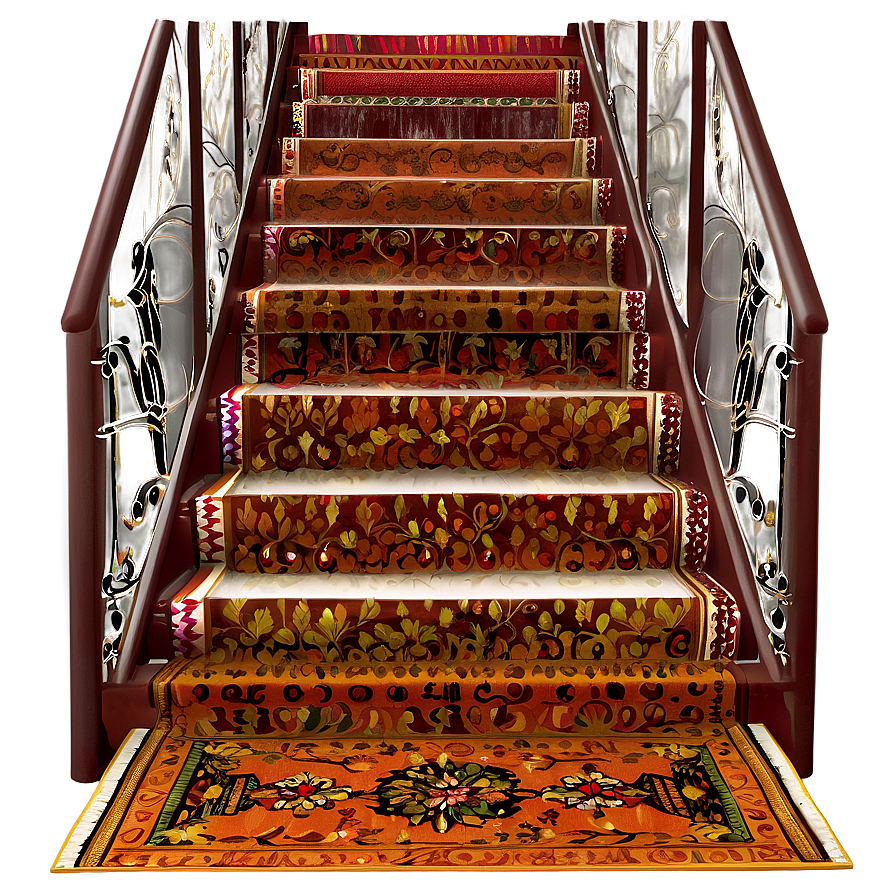 Staircase With Carpet Png Evo PNG image