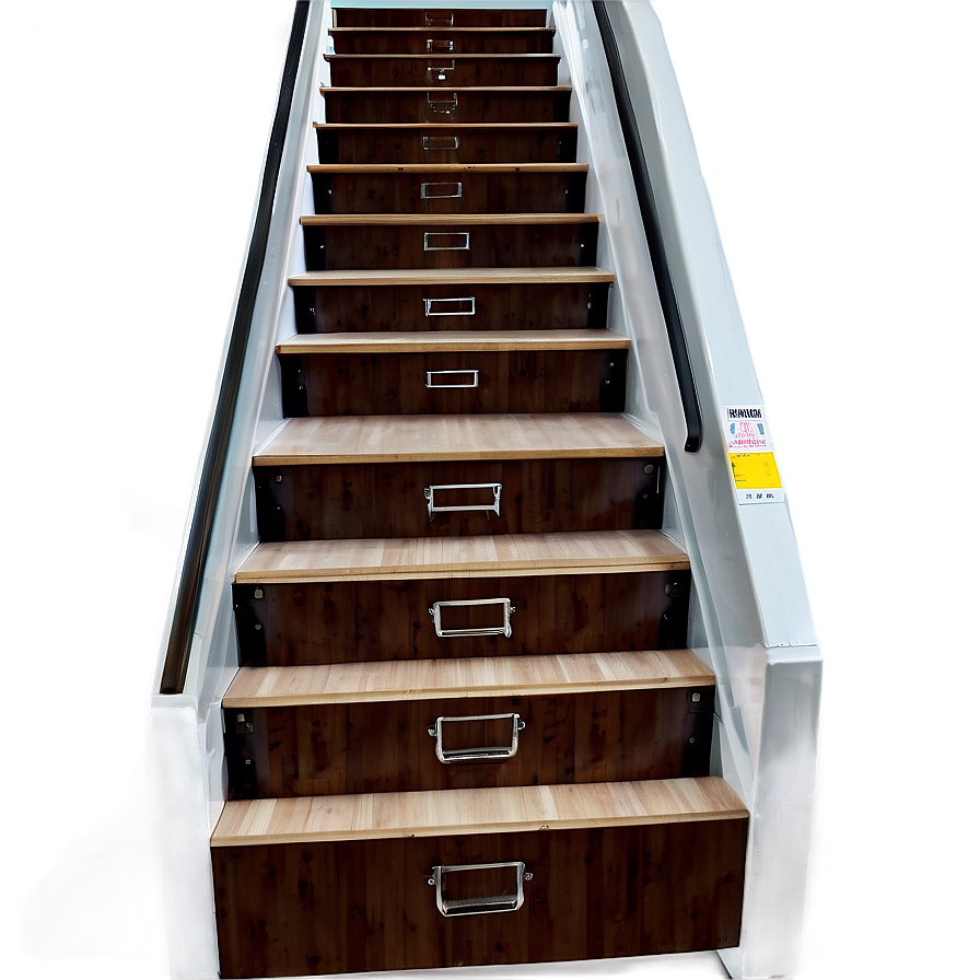 Staircase With Drawers Png Xjd12 PNG image