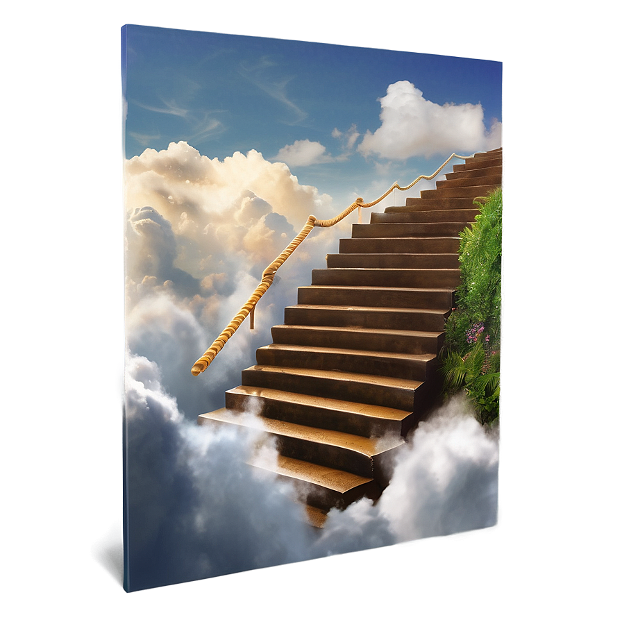 Stairway Through The Clouds Png Ige PNG image