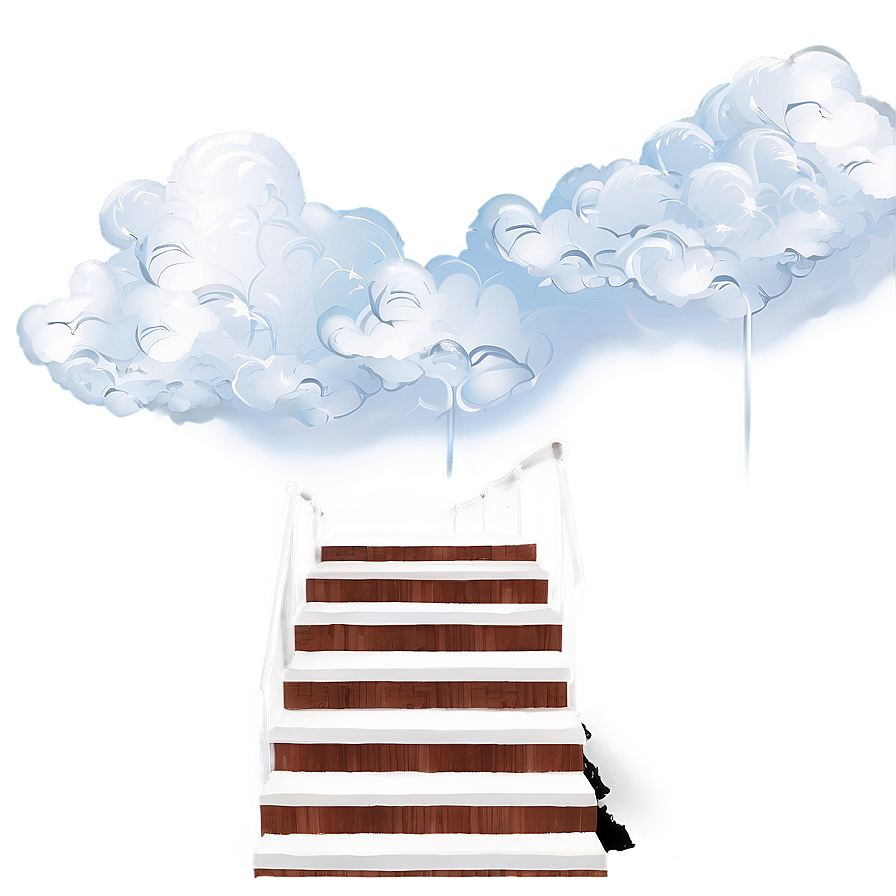 Stairway To The Clouds Png 06252024 PNG image