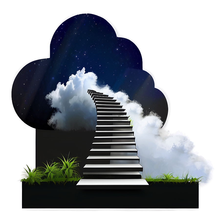 Stairway To The Clouds Png 90 PNG image