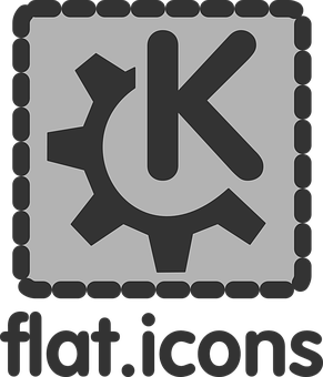 Stamped Gear Icon PNG image