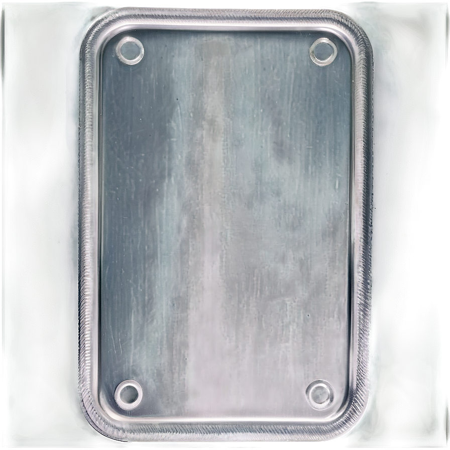 Stamped Metal Plate Png Idy13 PNG image