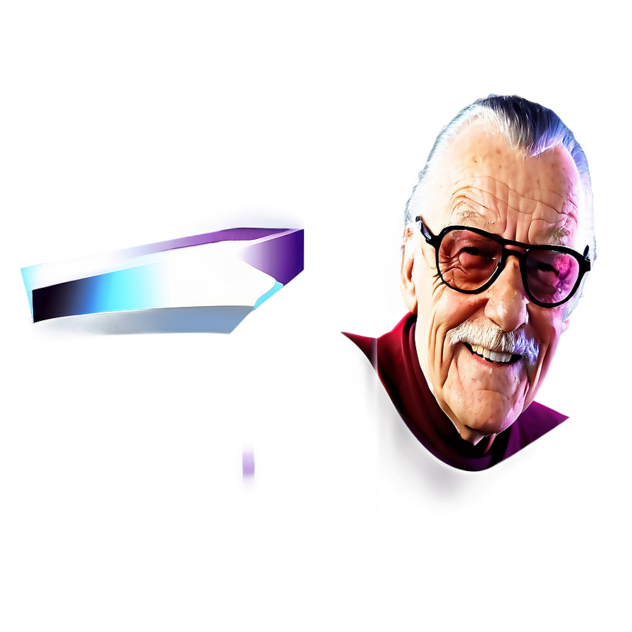 Stan Lee B PNG image