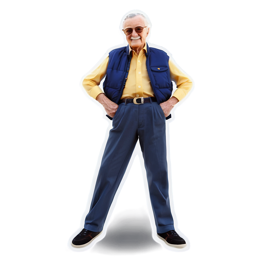 Stan Lee Graphic Design Png Emc90 PNG image