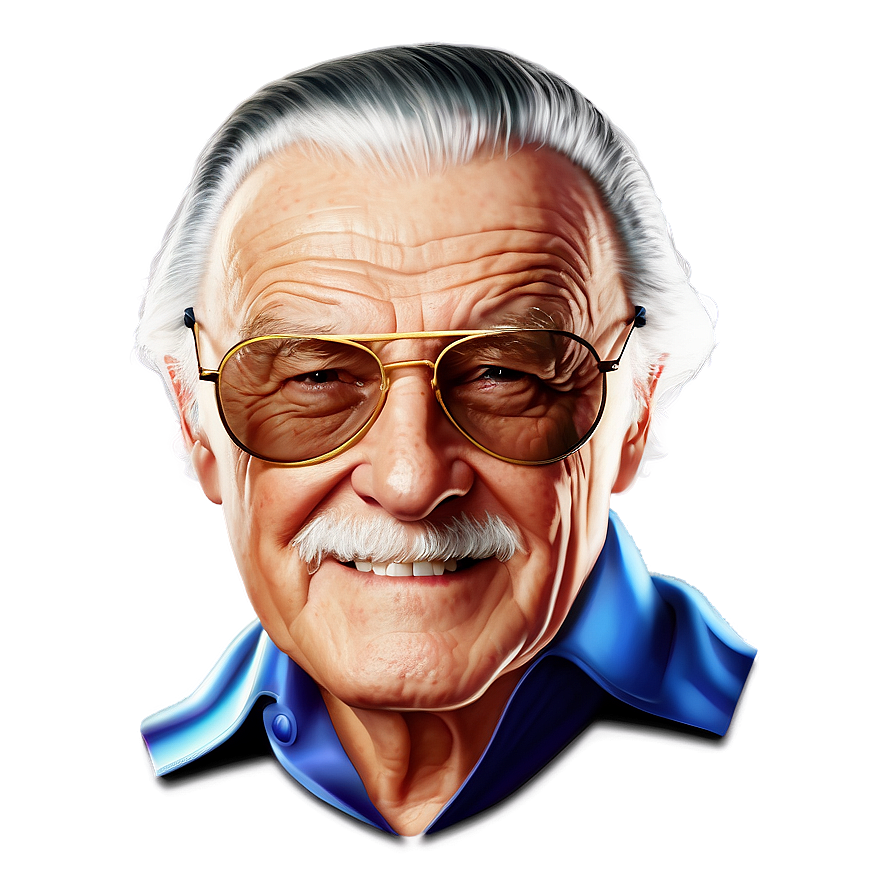 Stan Lee Graphic Design Png Qhi PNG image