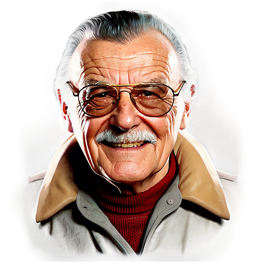 Stan Lee Graphic Novel Style Png 20 PNG image