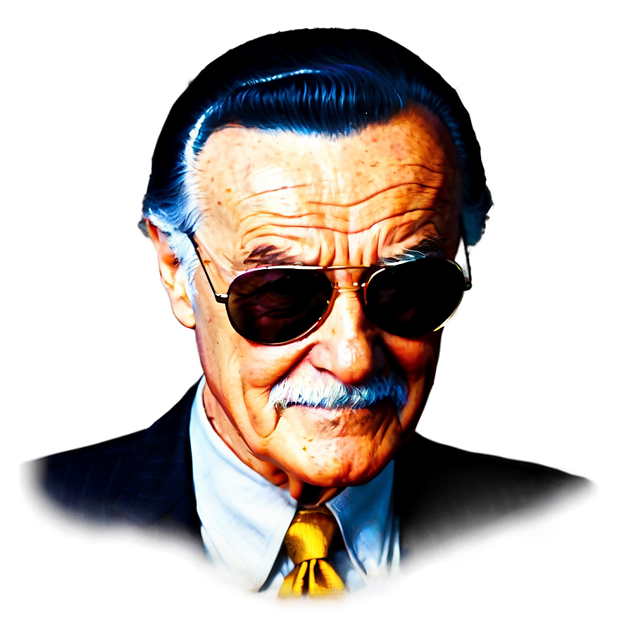 Stan Lee Pop Culture Icon Png Cba PNG image