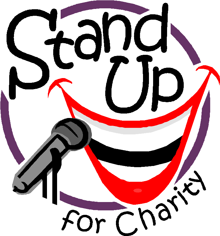 Stand Up Comedy Charity Event Logo PNG image