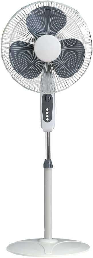 Standing Electric Fan White Background PNG image