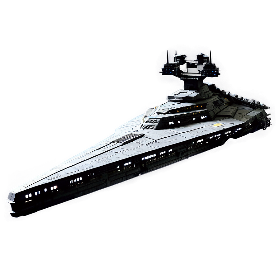 Star Destroyer Battle Cruiser Png Qfs88 PNG image