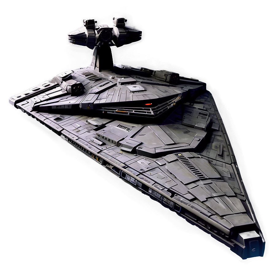 Star Destroyer With Tie Fighters Png 06122024 PNG image