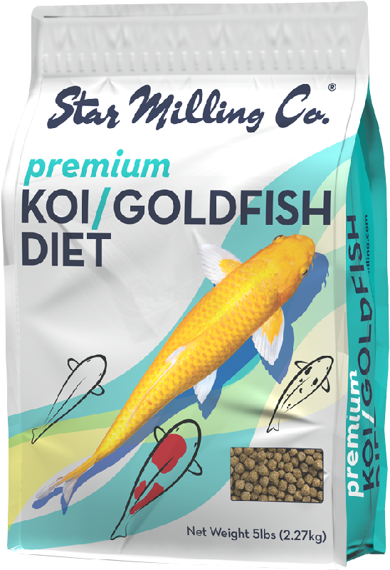 Star Milling Co Premium Koi Goldfish Diet Bag PNG image