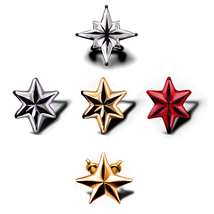 Star Nose Stud Graphic Png 06272024 PNG image