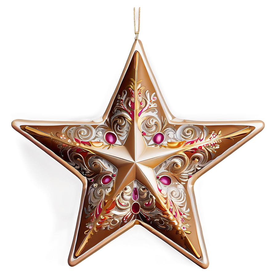 Star Ornament Transparent Png Tiy38 PNG image