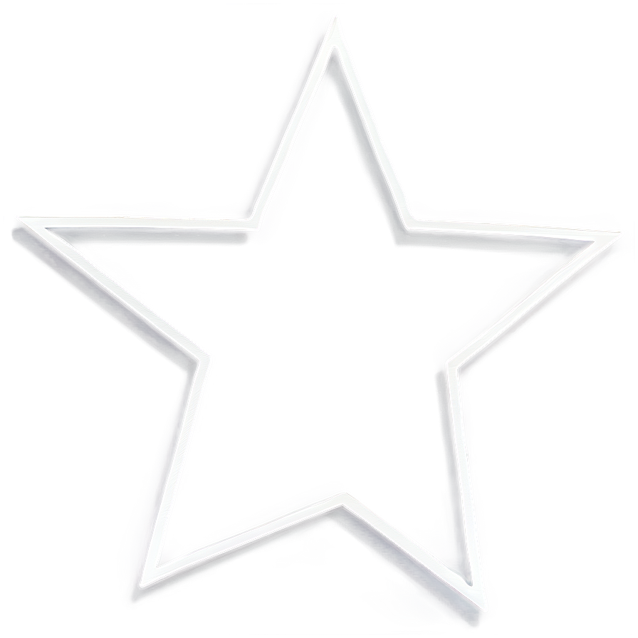 Star Outline Decoration Png 05252024 PNG image