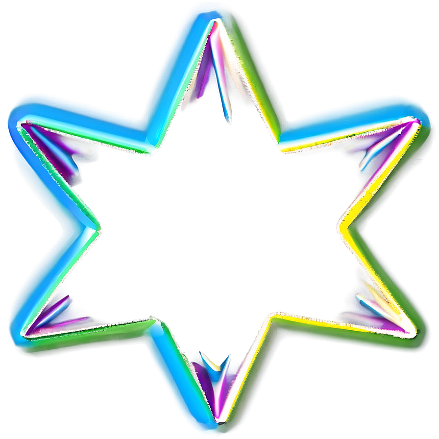 Star Outline Sketch Png Lgd PNG image