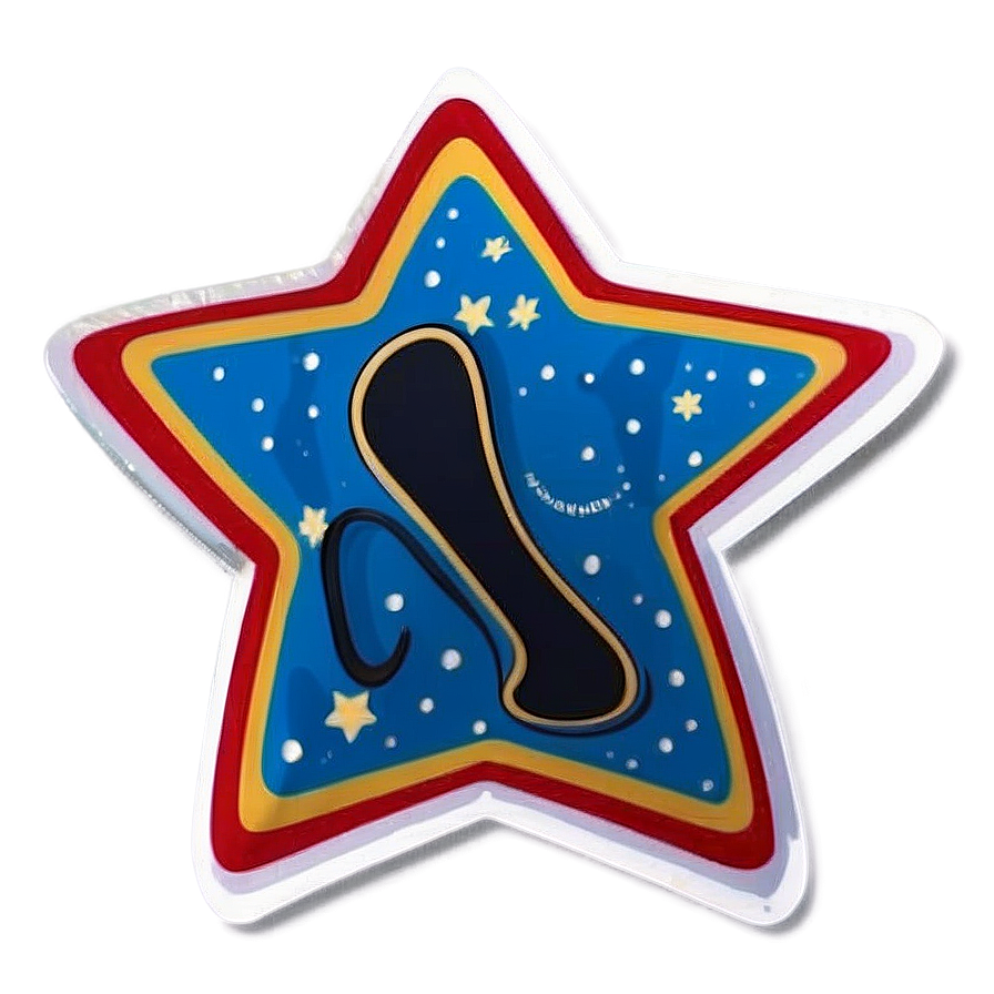 Star Sticker Pattern Png 63 PNG image