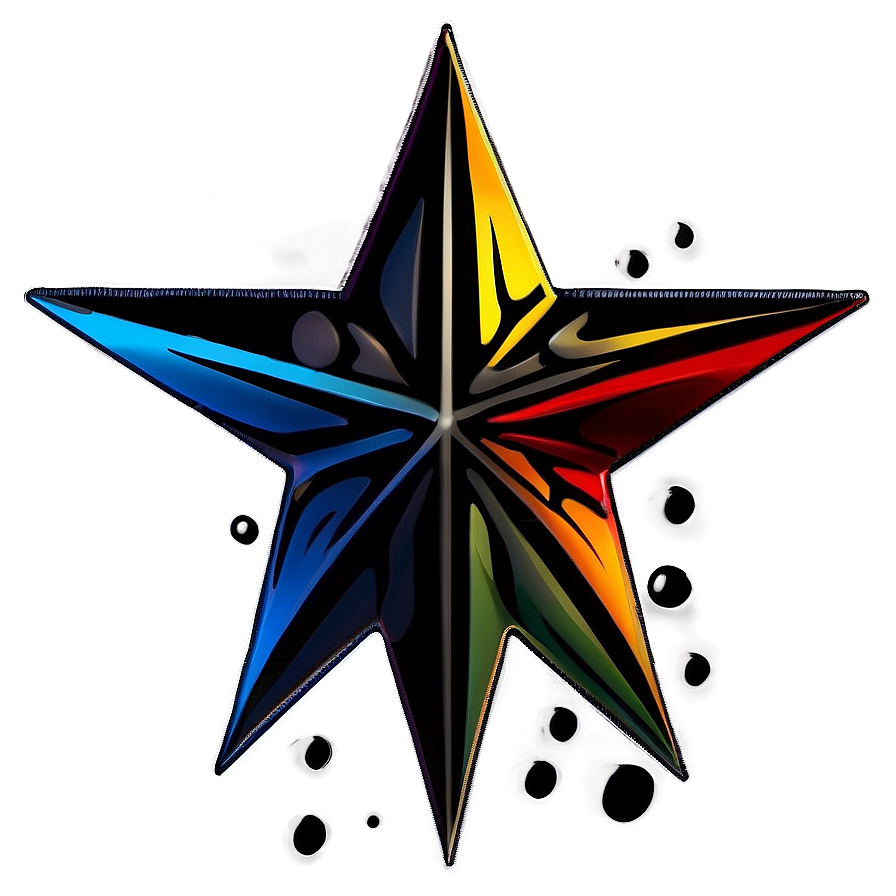 Star Tattoo Png Xjt PNG image