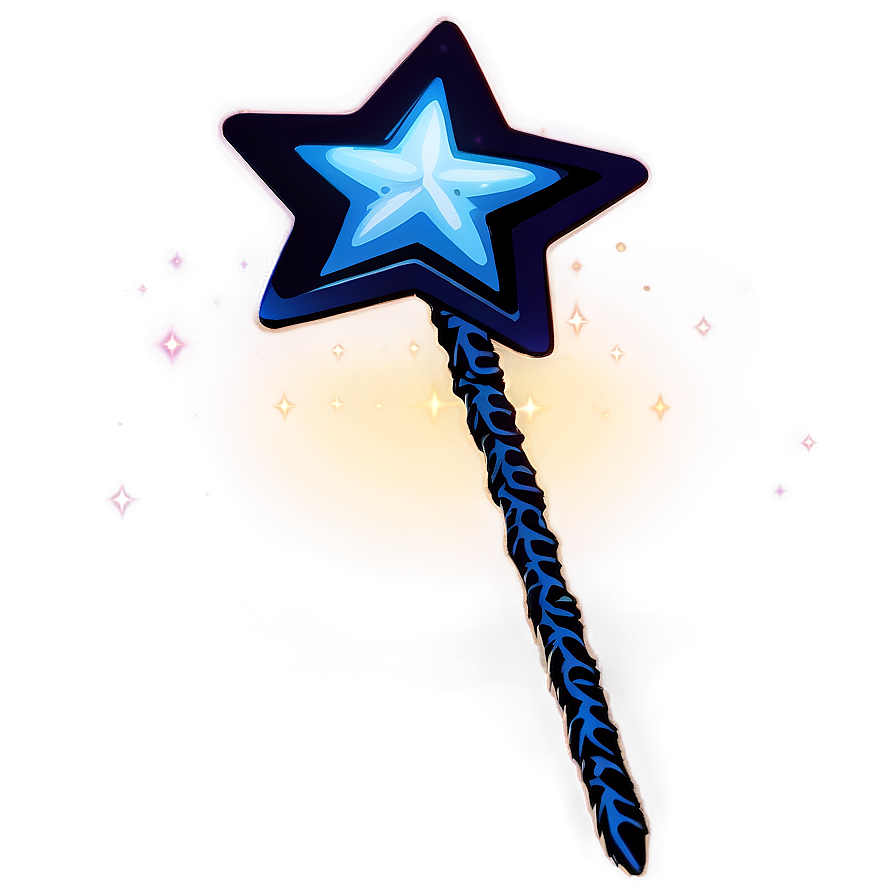 Star Wand Silhouette Png 06132024 PNG image