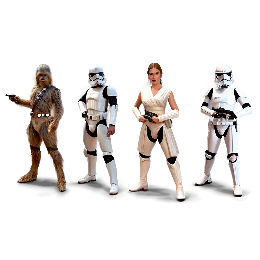 Star Wars Character Outfits Png Gxw58 PNG image