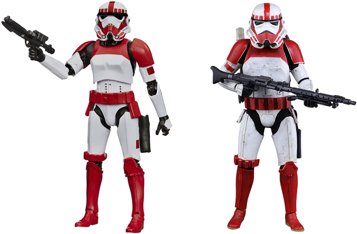 Star Wars Clone Troopers Action Figures PNG image