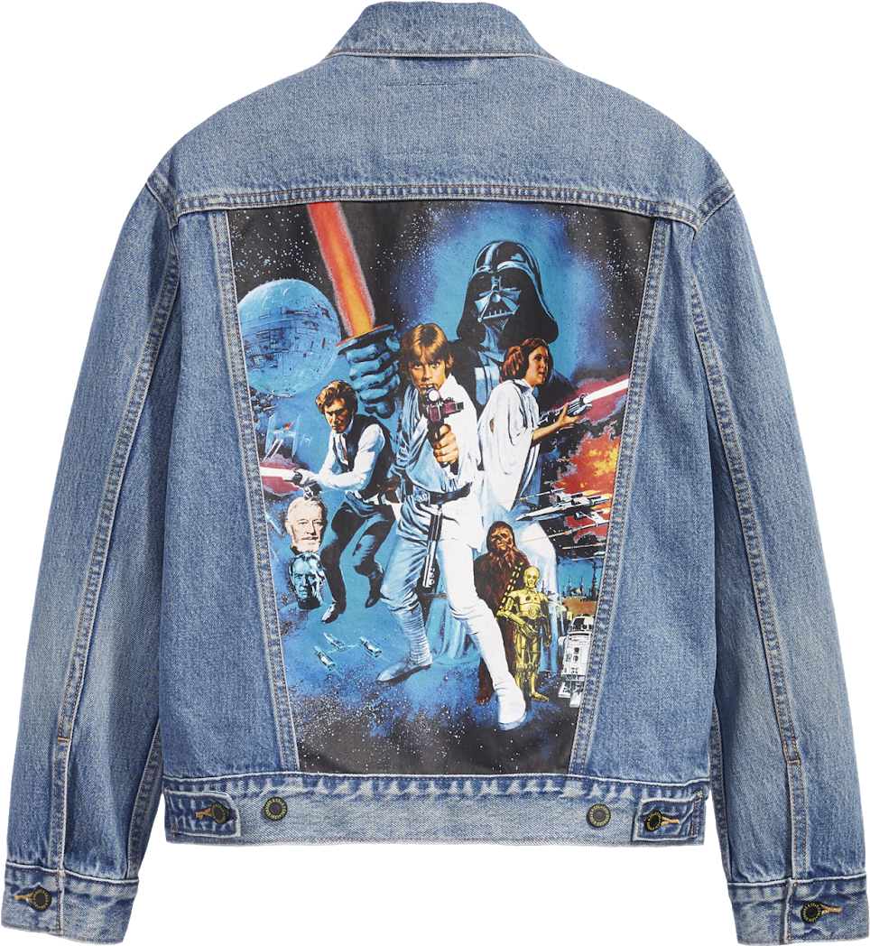 Star Wars Denim Jacket Artwork PNG image